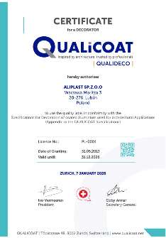 Sertifikat ALIPLAST QUALICOAT QUALIDECO - EN